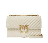 Pinko Love One Classic Umhängetasche weiß, Leder, Damen