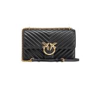 Pinko LOVE ONE CLASSIC DC SHEEP NAPP, Damen LIEBE EINEN KLASSISCHEN DC-SCHAFNAPP, Z99Q_NERO-ANTIQUE GOLD,