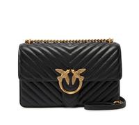 PINKO Love One Classic Umhängetasche Leder 26.5 cm black