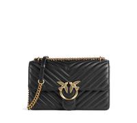 PINKO Love One Classic Umhängetasche Leder 26.5 cm black