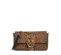 Pinko Love One Classic Slouchy Schultertasche braun, Rauleder, Damen