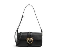 Pinko Love One Classic Slouchy Schultertasche schwarz, fein genarbtes Rindsleder, Damen