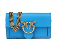 PINKO Love One Clutch Tasche Leder 19 cm grün