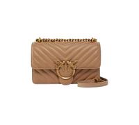 Pinko Damen Sheep Nappa C Love ONE Mini DC SCHAFNAPPA C, D01Q_Biscotto ZENZERO-Antique Gold