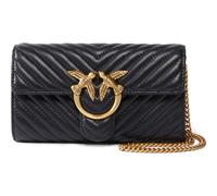 PINKO Love One Clutch Tasche Leder 19 cm black