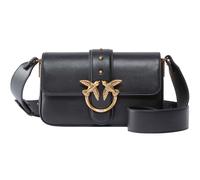 Pinko Umhängetasche Love One Mini Slouchy Leder 22 cm Schwarz