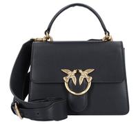 PINKO Love One One Handtasche Leder 20 cm schwarz