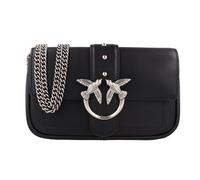 PINKO Love One One Umhängetasche Leder 19.5 cm grau