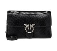 PINKO Love One Schultertasche Leder 26 cm schwarz