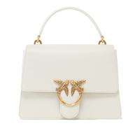 PINKO Love One Top Handle Classic Light M White - Antique Gold