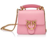 Pinko Love One Top Handle Micro Light Kalbsseide, Damentasche, Einheitsgröße, P31q_marino-antique gold pink, Einheitsgröße