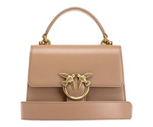 PINKO Love One Top Handle Mini Light S Ginger Biscuit - Antique Gold