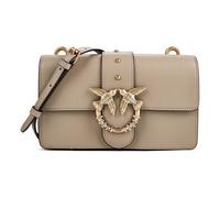 PINKO Love One Umhängetasche Leder 21 cm beige
