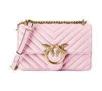 PINKO Love One Umhängetasche Leder 21 cm pink