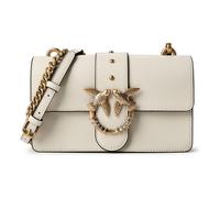 PINKO Love One Umhängetasche Leder 21 cm weiss