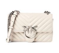 PINKO Love One Umhängetasche Leder 21 cm weiss