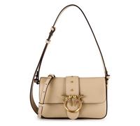 Pinko Umhängetasche Love Bag One Mini Slouchy Leder Beige Gold UNI