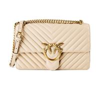 PINKO Love One Umhängetasche Leder 26.5 cm beige