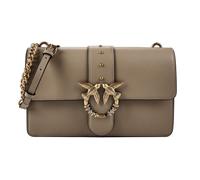 PINKO Love One Umhängetasche Leder 26 cm beige
