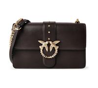 PINKO Love One Umhängetasche Leder 27 cm braun