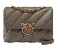 PINKO Love Puff Big CL Sheep Nappa L Grigio Asfalto - Antique Gold