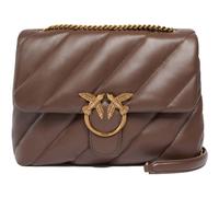 PINKO Love Puff Big CL Sheep Nappa L Marrone Castano - Antique Gold