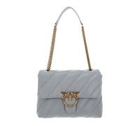 PINKO Love Puff Big CL Sheep Nappa L Pearl Grey - Antique Gold