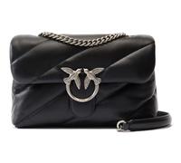 PINKO Love Puff Classic CL Sheep Nappa M Black - Old Silver