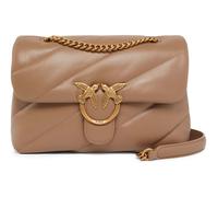 PINKO Love Puff Classic CL Sheep Nappa M Ginger Biscuit - Antique Gold