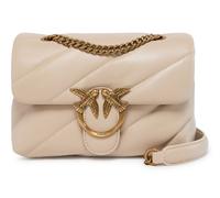 PINKO Love Puff Mini CL Sheep Nappa S Beige - Smoke Grey - Antique Gold