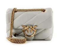 Pinko Umhängetasche Love Puff Leder 21 cm Grau