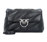 PINKO Love Puff Umhängetasche Leder 30 cm grau