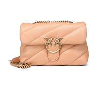 PINKO Love Puff Umhängetasche Leder 30 cm rosa