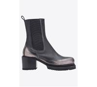 PINKO Parry Tronchetto Pelle Vitello Black/gunmetal Größe: 40 | Stiefel Outlet | Damen | Schwarz