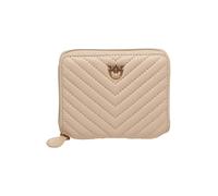 Pinko Portemonnaie - Quilted Leather Wallet - Gr. unisize - in Beige - für Damen