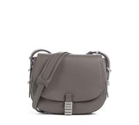 PINKO Saddle Umhängetasche Leder 24 cm grau