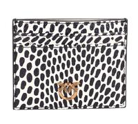 PINKO Simply Kreditkartenetui Leder 10 cm bianco-nero (TAS025721)