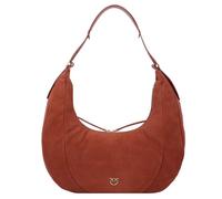 PINKO Slouchy Schultertasche Leder 40 cm rot