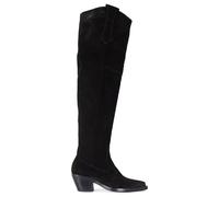 PINKO Strauss Texano Cuissard Suede Black Größe: 37 | Stiefel Outlet | Damen | Schwarz