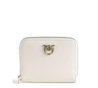 Pinko Damen Taylor Zip Around Kalbsleder Reisezubehör-Brieftasche, Z14q_Seide-Antik-Gold