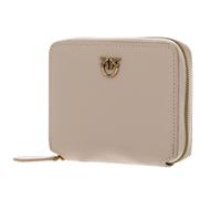 PINKO Taylor Zip Around Wallet Beige - Smoke Grey - Antique Gold