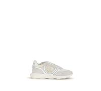 PINKO Weiße Kalbsleder Bos Taurus Sport Sneakers US 39