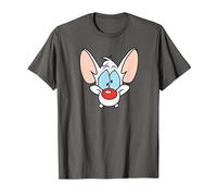 Pinky and The Brain Pink T-Shirt, Herren, Anthrazit, 5XL