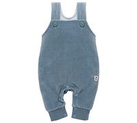 Pinokio Baby Dungarees Romantic, 80% cotton, 20% polyester, blue velour, Girls Gr. 56-86 (68)