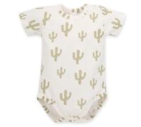 Pinokio Baby - Jungen Bodysuit Short Sleeve Pinokio Underwear, Ecru Cactuss, 68 EU