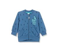 Pinokio Baby - Jungen Jacket with Pockets Sweatshirt, Navy Blue Orange Flip, 68 EU