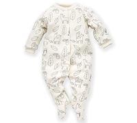 Pinokio Baby - Jungen Pinokio Babyoverall Secret Forest, 100% katoen ecru in bosthema, uniseks, maat 56-74 OVERAL, ECRU, 62 EU