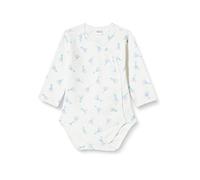 Pinokio Baby - Mädchen Bodysuits Long Sleeve Buttoned Underwear, Ecru Flower Lilan, 56 EU