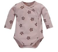 Pinokio Baby - Mädchen Bodysuits Long Sleeve Buttoned Underwear, Pink Flower Happiness, 74 EU
