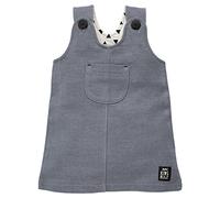 Pinokio Baby - Mädchen Strampelanzug Wild Boy Dress Dungarees, Grey Pepper Happy Day, 86 EU